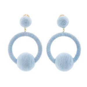 Rebecca De Ravenel La La Hoop Earrings